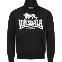 Lonsdale Sweatjakke 'Blencarn' sort / hvid