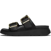 FitFlop Gen Ff Buckle Tumbled Leather Sandaler