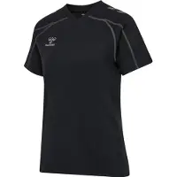 Hummel Funktionsbluse 'Move 2.0' lysegrå / sort