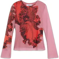 Desigual Shirts pink / rød
