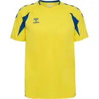 Hummel Core 2.0 T-Shirt - Gul/Ægte blå, størrelse Medium