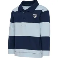 Hummel Mini Loose Stripe Polo Med Lange ærmer