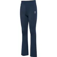 Hummel Leggings - High Waist Flared - Black Iris/Black Iris - - 12 år (152) - Leggings