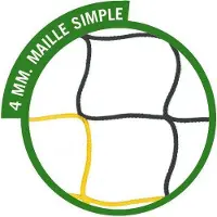 Sporti France 4 Mm Pp Simple Mesh 120 7.50x2.50x0.80x2 M Målnet