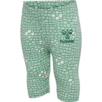 Hummel Leggings 'Zanzi' grøn / pastelgrøn / hvid