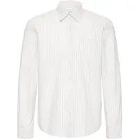 Casual Friday Skjorte 'CFJaevon' lysegrå / hvid
