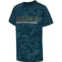 Hummel Aop Logo T-shirt Med Korte ærmer