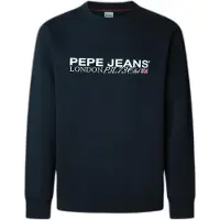 Pepe Jeans Pepe Jeanstil mænd. PM5800029 Sweatshirt Matthew navy (M), Casual, Bomuld, Blå