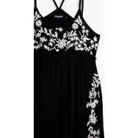 Desigual Kjole sort / offwhite