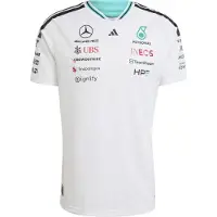 Adidas Mercedes-amg Petronas F1 Team Driver Authentic T-shirt Med Korte ærmer