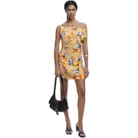 Desigual Kjole orange / sort / hvid
