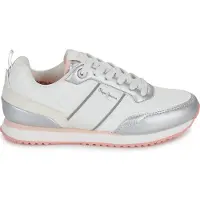Pepe Jeans Pepe Jeanstil kvinder/piger. PGS400008 Dublinistral sølvsko (35), Sølvfarvet, Fast, Blonder, Casual, børnetøj