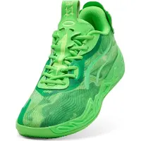 Puma MB.04 Lo Team Basketball Shoes Unisex, Shoes, Green Glare/Fizzy Light, 52