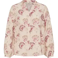 Fransa Bluse lyselilla / lys pink / naturhvid
