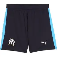 Puma Olympique de Marseille 25/26 Shorts Youth, Clothing, Navy/Luminous Blue, 5-6Y