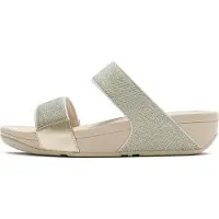 Original Brands Fitfloptil kvinder. A4Y-675 Guld Gracie Ultra Jewel-sandaler (39), Læder, Guldfarvet, Fast, Spænder, Casual