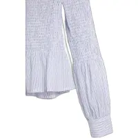 Desigual Bluse blå / hvid