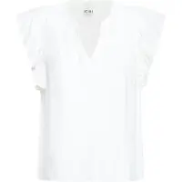 Ichi Bluse 'IHHETTA' hvid