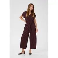 Kaffe Jumpsuit 'Beathe' kastaniebrun / sort