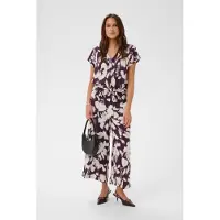 Kaffe Jumpsuit 'KAMira' bordeaux / hvid