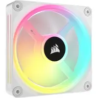 Corsair iCUE LINK QX120 RGB - Indsats med blæser - med temperatursensor - 120 mm - hvid