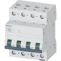 Siemens Automatsikring C 10A 3P+N 6kA 5SL6610-7
