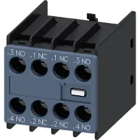 Siemens 3RH29111FA22, Ledningsført, Sort, IP20, Tjekkiet, 36 mm, 37,5 mm