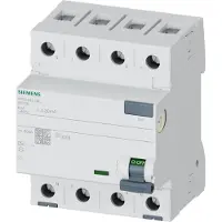 Siemens Fejlstrømsafbr HPFI 63A 30mA 4P kl.A