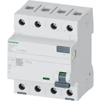 Siemens Fejlstrømsafbryder PFI 63A 4P 300mA, 10 kA, 5SV3646-6