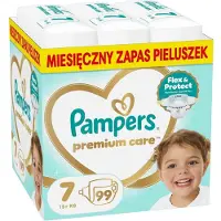 Pampers Premium Care str. 7, 15+ kg, 99 stk.