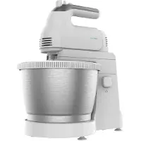 Cecotec PowerTwist 500 Steel, Bordmixer, Sølv, Hvid, Slå, Ælte, Mikse, Omrøre, 3,5 L, Rustfrit stål, 500 W
