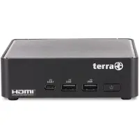 Wortmann AG TERRA PC-Micro 6000 SILENT GREENLINE - Mini PC Core Ultra 5 125H / op til 4.5 GHz - RAM 16 GB - SSD 500 GB - Intel Arc Graphics - Gigabit Ethernet - Win 11 Pro - skærm: ingen - sort
