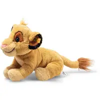 Steiff Bamse - 26 cm. - Disney Simba Lion - Golden Brown - - OneSize - Bamse
