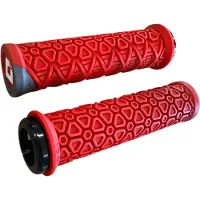 Odi Vairo rankenėlės D3O Vanquish v2.1 Lock-On MTB 137mm Raudona
