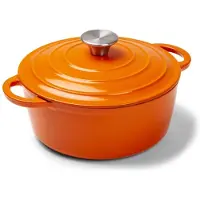 Orrefors Gjutjärnsgryta, 2,8 liter, Orange