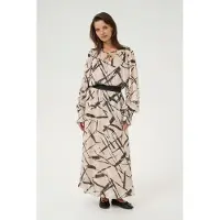 Kaffe Nederdel 'Archy' beige / sort