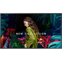 Samsung QB43C-N - 43 Diagonal klasse QBC Series LED-bagbelyst LCD paneldisplay - Crystal UHD - digital skiltning - Tizen OS - 4K UHD (2160p) 3840 x 2160 - charcoal black