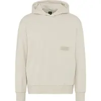 BOSS BOSStil mænd. 50564113 Sweatshirt SW offwhite (M), Hvid, Casual, Bomuld