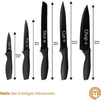 24hShop -knivsæt med 5 knive - Kendt fra Danmark