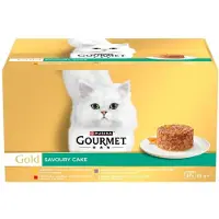 Gourmet Guld Gourmet Velsmagende Kage 48x85g Vådfoder Til Katte