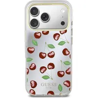 GUESS iPhone 17 Pro Max Mirror Glitter Cherry Hybrid Cover - MagSafe-kompatibelt