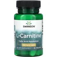 Swanson Health , L-Carnitin, 500 mg, 30 Tabletter