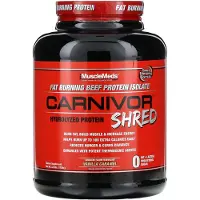 Musclemeds , Carnivor Shred, Hydrolyzed Protein, Vanilla Caramel, 3,8 lbs (1.736 g)