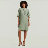 G-Star Fluid Dress - Green - Women