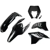 Ufo Ktm Exc/exc-f 2009-2011 With Headlight Ktkit520-001 Plastikkit