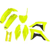 Ufo Honda Crf 250r/450r 2018-2021 Hokit119f-dflu Fork Protectors & Plastikkit