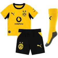 Puma Borussia Dortmund 26/27 Home Mini Kit Kids, Shop, Faster Yellow/Black, 2-3Y