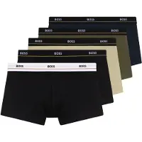 BOSS BOSStil mænd. 50531660 Sæt med 5 boksershorts 5P Essential flerfarvet (XL), Afslappet, Bomuld