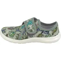 Beck Hjemmesko 'Saurier' indigo / grå / grøn / khaki