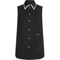 Karl Lagerfeld Bluse sort / hvid
